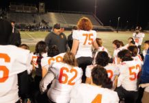SPHS FOOTBALL SEASON WRAP-UP | Outstanding 10-3 Overall Record & Rio Hondo League Championship PHOTO: James Jontz | The South Pasadenan | After a long season, in which his team finished 10-3 overall, won the Rio Hondo League championship outright for the first time since 1977 and went three games into the CIF-Southern Section playoffs, Tigers’ football coach Jeff Chi headed out of town for a few days and reflected on another successful season, talking about how proud he was in the end.