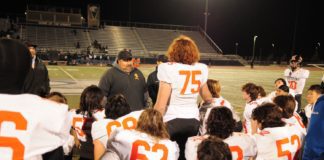 PHOTO: James Jontz | The South Pasadenan | After a long season, in which his team finished 10-3 overall, won the Rio Hondo League championship outright for the first time since 1977 and went three games into the CIF-Southern Section playoffs, Tigers’ football coach Jeff Chi headed out of town for a few days and reflected on another successful season, talking about how proud he was in the end.