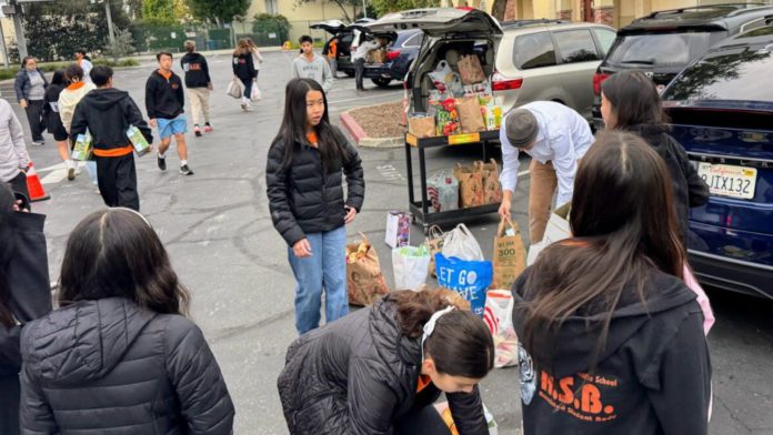 PHOTO: SPUSD | The South Pasadenan | SPMS Students Lead Annual Food Drive for St. James Community Food Locker