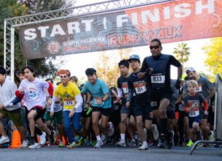PHOTO: Tiger Run | The South Pasadenan | Registration is underway for the 28th annual Tiger Run, an official city co-sponsored event with Aztlan Athletics that supports the South Pasadena High Booster Club, is scheduled for Saturday, December 6, at 8 a.m. in front of the school’s gymnasium on Diamond Avenue in the city