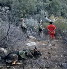 PHOTO: CBP | The South Pasadenan | Border Patrol Captures Escaped Violent Felon Near Julian After Daylong Search