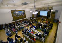 Caltrans Homes South Pasadena | Tensions Rise as City Holds Special Community Meeting PHOTO: Esteban Lopez | The South Pasadenan News | NOV 2022 Past Town Meeting: CalTrans Homes Town Meeting at the Masonic Hall in South Pasadena: The city organized an important beginning 'town meeting' to answer questions, hear concerns, and establish transparency about the complex process of re-integrating homes back into the South Pasadena communities and the options on the table.
