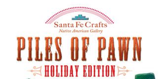 Santa Fe Crafts Native American Gallery — a South Pasadena institution since 1984 — is holding its annual “Piles of Pawn” sale this Friday and Saturday, December 5 & 6, from 10 a.m. to 5 p.m. both days at 1123 Mission Street.