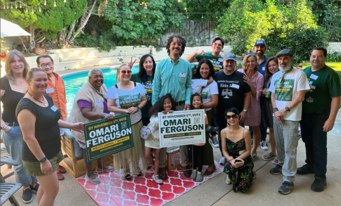 PHOTO: Omari Ferguson South Pasadena District 1 candidate: | Currently, he serves as the Chair of the South Pasadena Public Works Commission, demonstrating his commitment to civic engagement and community development - and most of all: results.