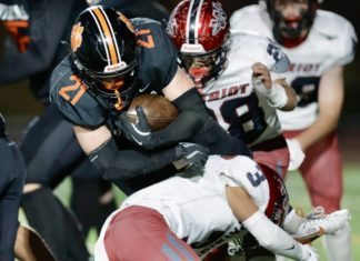 CIF-Southern Section Playoffs: The Tigers win, beating Jurupa Valley of San Bernardino County 35-28 in first round CIF-Southern Section Division 10 football action at home Friday night. Round two is coming up next week as South Pasadena sets its sights on a CIF title.
