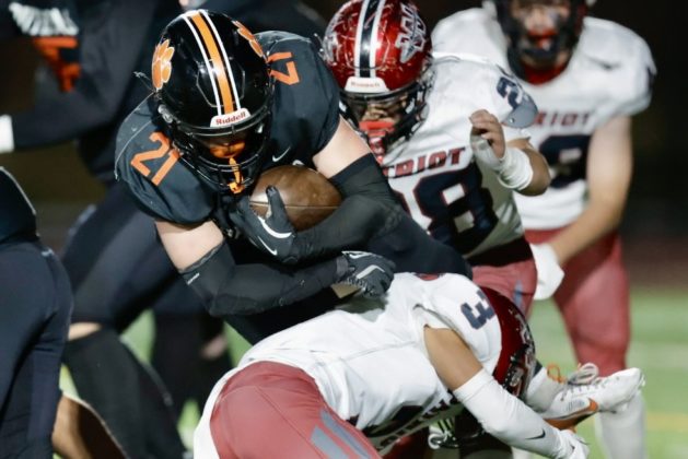 CIF-Southern Section Playoffs: The Tigers win, beating Jurupa Valley of San Bernardino County 35-28 in first round CIF-Southern Section Division 10 football action at home Friday night. Round two is coming up next week as South Pasadena sets its sights on a CIF title.
