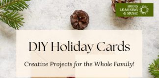PHOTO: Hodis Learning & Music | The South Pasadenan | Crafting Holiday Joy: Festive DIY Card Ideas for the Whole Family