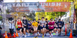 PHOTOS by SPHS Booster Club | TIGER RUN 2025 | The South Pasadenan | The Tiger Run, a huge event now in its 28th consecutive year, continues to fund South Pasadena High sports teams, clubs and activities on campus.