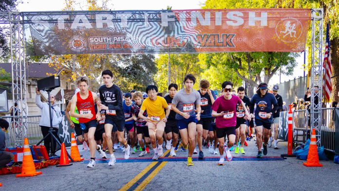 PHOTOS by SPHS Booster Club | TIGER RUN 2025 | The South Pasadenan | The Tiger Run, a huge event now in its 28th consecutive year, continues to fund South Pasadena High sports teams, clubs and activities on campus.