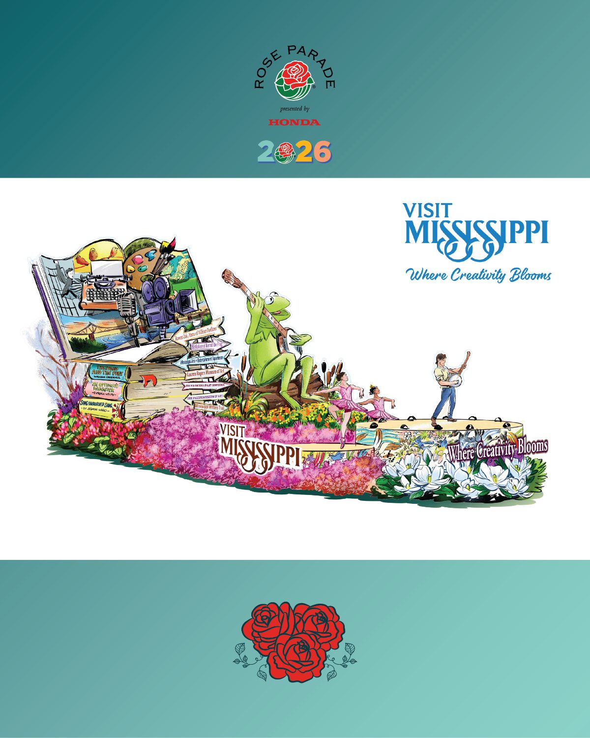 Photos by Pasadena Tournament of Roses | The South Pasadenan | Visit Mississippi Float