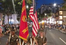 PHOTO: Young Marines | The South Pasadenan | Hundreds of Young Marines from across the country lead the Pearl Harbor Remembrance Parade in Honolulu on December 7th, 84th anniversary of the Pearl Harbor attack.