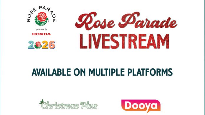 PHOTO: Pasadena Tournament of Roses | The South Pasadenan | Pasadena Tournament of Roses to Livestream 2026 Rose Parade Across Multiple Platforms