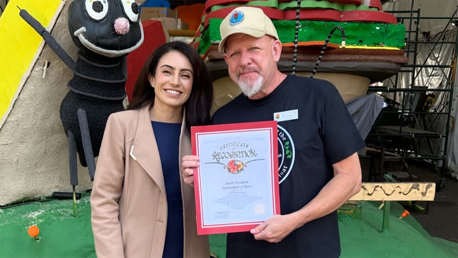 | The South Pasadenan | South Pasadena News PHOTO: SPTOR INSTAGRAM | South Pasadenan News | Crunch Time! | SPTOR | The South Pasadenan | Volunteers put in long hours working on South Pasadena’s float, given the title “The Great Picnic Heist”. The SPTOR CRUNCH TIME FUNDRAISER AUCTION IS LIVE