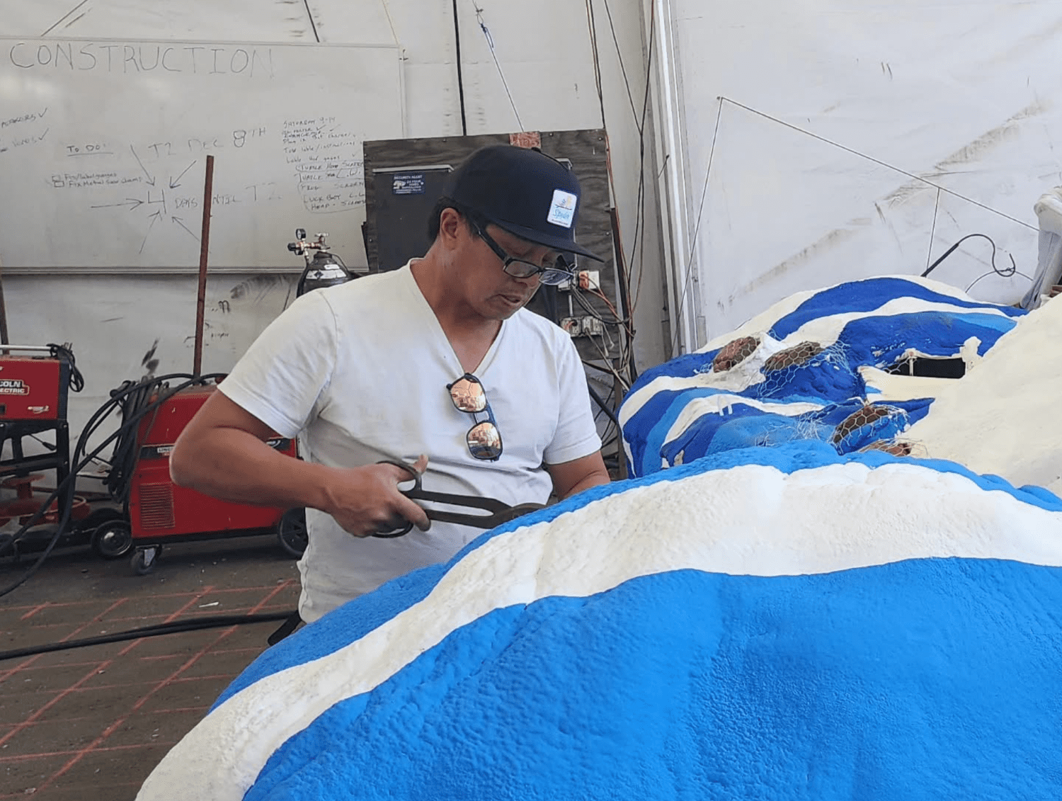 Pasadena Rose Parade. South Pasadena Tournament of Roses Team | Volunteers are putting in long hours building and decorating South Pasadena’s float in time for the 136 Rose Parade down Pasadena’s Colorado Avenue on New Year’s Day.