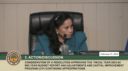 Finance South Pasadena City Council Live Feed | Mayor Evelyn Zneimer February 21st Special Joint Meeting addressing the City Manager's Mid-Year report