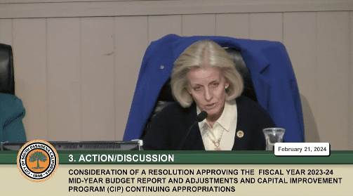 Finance South Pasadena City Council Live Feed | Councilmember Janet Braun February 21st Special Joint Meeting addressing the City Manager’s Mid-Year report. Arminé Chaparyan serves as the current City Manager of South Pasadena.