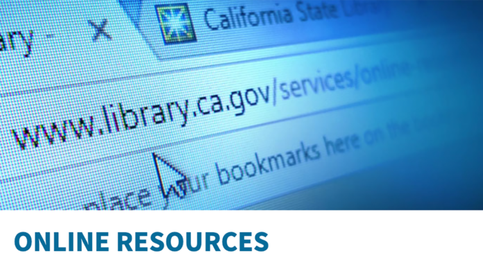 Books Online California Library: Every Californian with an email address and an internet connection can now visit California’s Bookshelf and access more than 300,000 eBooks and eAudiobooks.