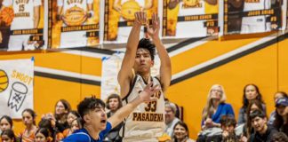 PHOTO: SPHS Instagram | @southpashoops | South Pasadenan News | Rob Khollesi South Pasadena High School Varsity Basketball History Making Player. He leaves a national free-throw ranking, a state scoring mark, and a new single-game standard for the South Pasadena Tigers.