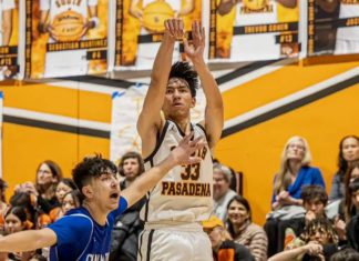 PHOTO: SPHS Instagram | @southpashoops | South Pasadenan News | Rob Khollesi South Pasadena High School Varsity Basketball History Making Player. He leaves a national free-throw ranking, a state scoring mark, and a new single-game standard for the South Pasadena Tigers.