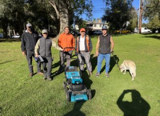Electric Leaf Blower Demonstration in South Pasadena | AGZA Green Zone