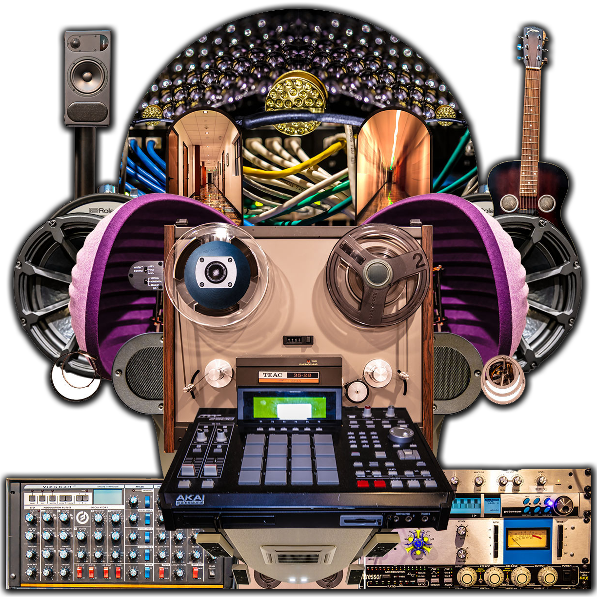 | The South Pasadenan | South Pasadena News Sonic Voyager by LA based artist Shapeshifter7 is composed of photographs taken of the diverse production studios of LemonTree Highland Park in a 2 hour period on May 20, 2020. The Sonic Voyager is from the future yet rooted in the alchemical technology of sound.