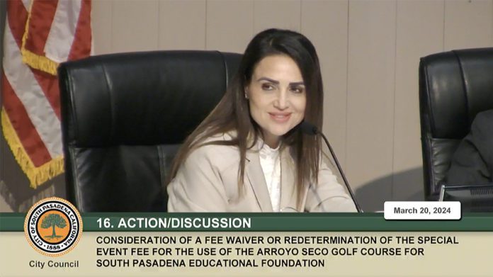 City Manager Arminé Chaparyan informs the city council that there will be an exploration and assessment of all city services and venue fees coming up.