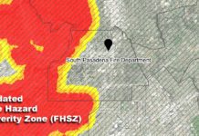 South Pasadena Fire Map Graphic: CalFire Updates:Fire Hazard Severity Zone (FHSZ) Wildfire Hazard Maps – What South Pasadena Residents Need to Know