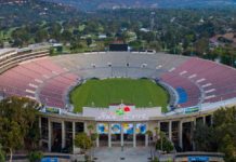 Expanded Olympic Role for Pasadena’s Rose Bowl Complex Announced 2028 Olympics at The Rose Bowl in Pasadena: PHOTO: RoseBowlStadium.com | "The Rose Bowl is an American outdoor athletic stadium, located in Pasadena, California, a northeast suburb of Los Angeles. Opened in October 1922, the stadium is recognized as a National Historic Landmark and a California Historic Civil Engineering landmark."