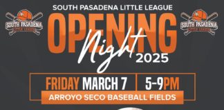 Little League 2025 Opening Night Flyer.