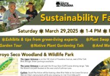 Plant Swap & Garden Tour on March 29 | South Pasadena to Host Annual Sustainability Fair PHOTO: South Pasadena Sustainability Fair 2025 | South Pasadena News | City of South Pasadena in partnership with Friends of South Pasadena Nature Park, and South Pasadena Beautiful (SPB)