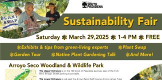 PHOTO: South Pasadena Sustainability Fair 2025 | South Pasadena News | City of South Pasadena in partnership with Friends of South Pasadena Nature Park, and South Pasadena Beautiful (SPB)