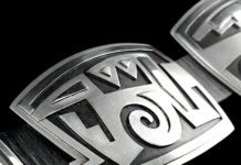 PHOTO: Steven Lawrence | The South Pasadean | Solid Silver concha belt is one of three designed by renowned Pueblo sculptor/ceramicist Tammy Garcia.