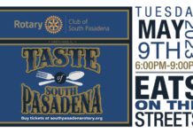 Taste of South Pasadena Event | May 9, 2023 – Food & Drink Outing Adventure Taste of South Pasadena Event | May 9, 2023 – Food & Drink Outing Adventure