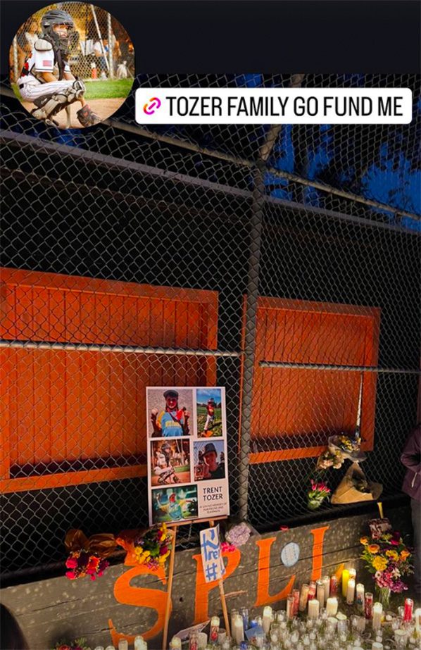 | The South Pasadenan | South Pasadena News SPLL Instagram: Candlelight Memorial for Trent Tozer, South Pasadena April 5, 2023