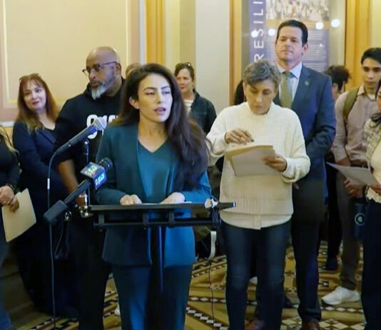PHOTO: Every Fire Survivor's Network (EFSN) | "A huge, heartfelt thanks to Senator Sasha Renée Pérez and Senator Ben Allen, who authored every one of these bills and fought for every single vote."