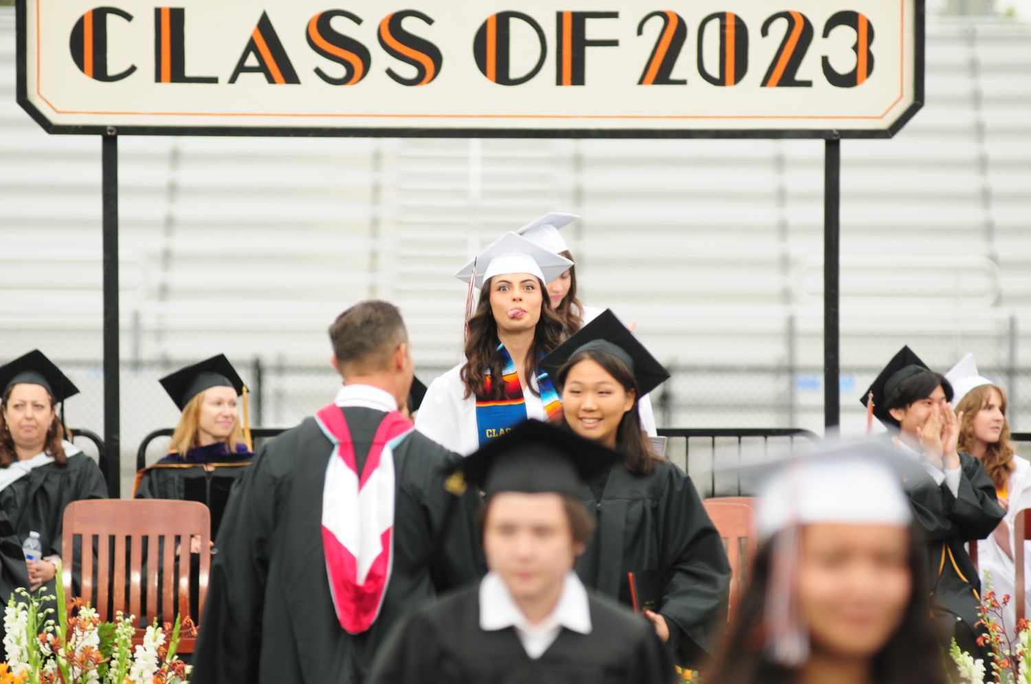 PHOTO: Jame Jontz SPHS ASB | South Pasadena High School Graduation Ceremony 2023 on Roosevelt Field. "Life is a Highway" theme reflects the resilience and perspective after 2-years of pandemic disruption.