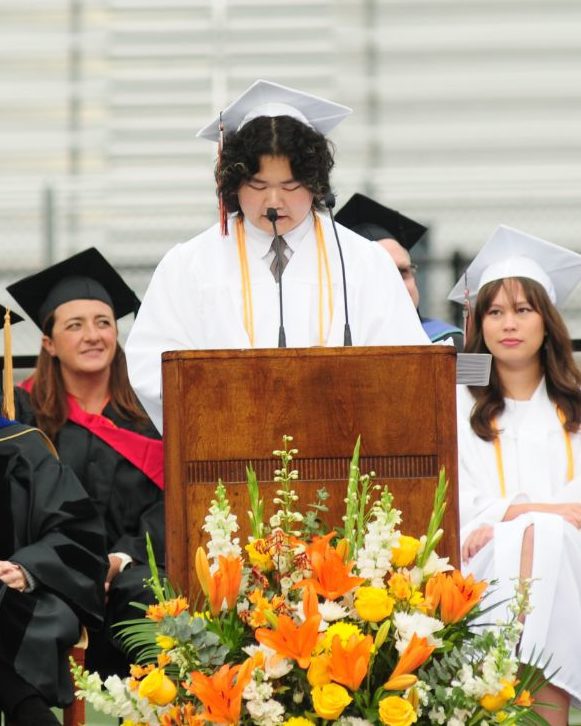 PHOTO: Jame Jontz SPHS ASB | South Pasadena High School Graduation Ceremony 2023 on Roosevelt Field. "Life is a Highway" theme reflects the resilience and perspective after 2-years of pandemic disruption.