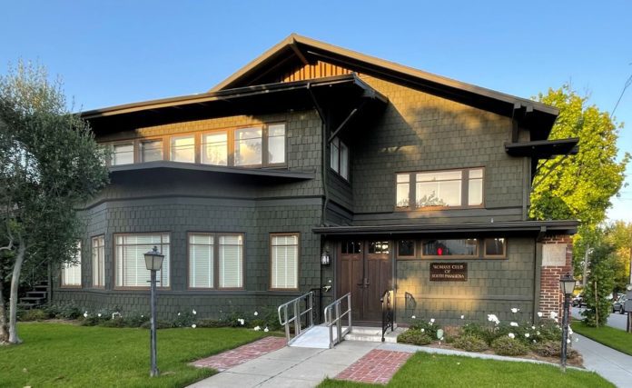The Craftsman style Woman’s Club of South Pasadena, looking fresh from recent exterior preservation work, will host the Annual Meeting. Join us at the well-maintained Craftsman style house of the chalet subtype on Fremont Ave in South Pasadena.