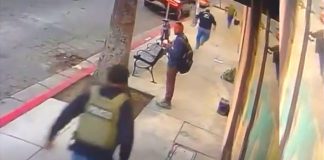 ICE Agents in Pasadena Wednesday Morning Detain Six People On The Street Witnesses Say PHOTO: PasadenaNOW.com News | Screencap from video | ICE in Pasadena June 18,2025, according to witnesses