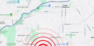 Monday morning earthquake South Pasadena June 24, 2024. Same area as the last earthquake back 21 days ago on June 2, 2024