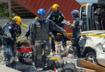 The County of Los Angeles Fire Department’s urban search and rescue (USAR) team, known internationally as USA-2