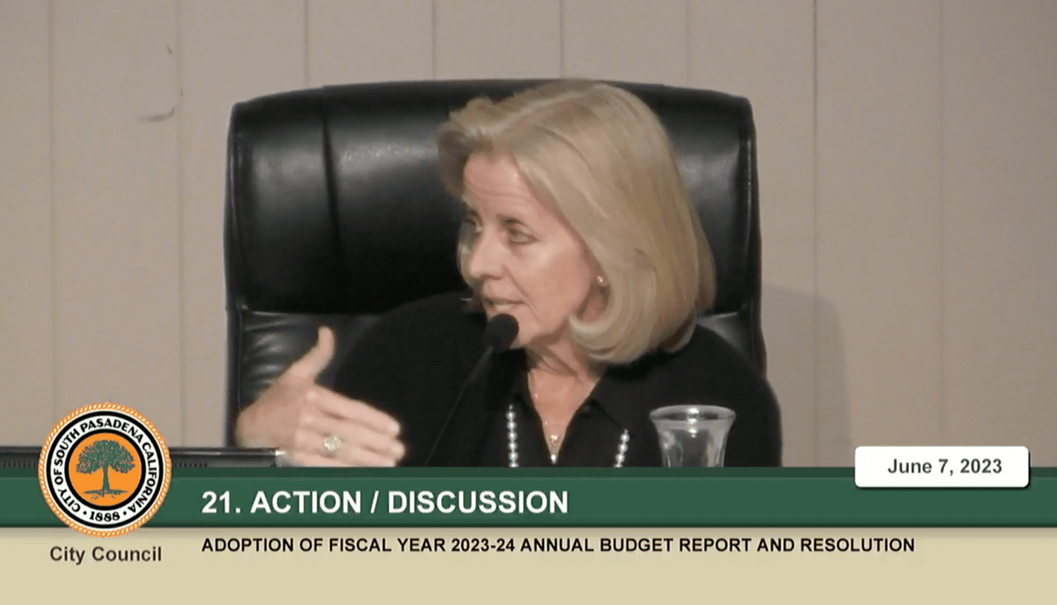 Budget not ready. finance director south pasadena leaves city.