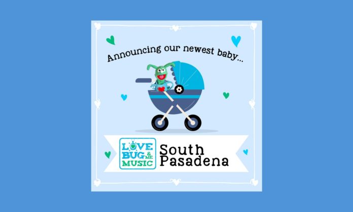 Lovebug & Me childrens and baby music activities in South Pasadena on Mission Street Now Open