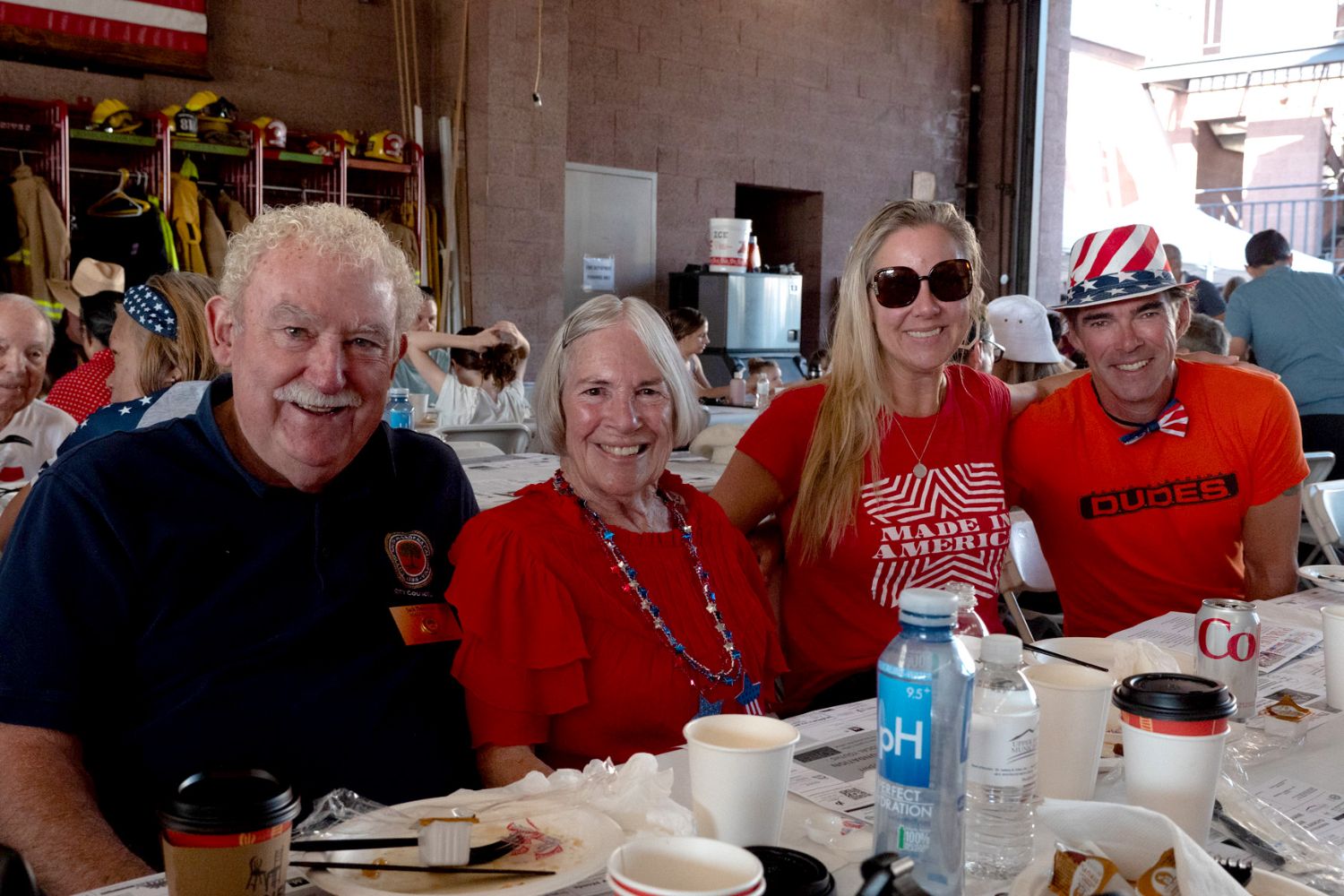 PHOTO: Esteban Lopez | The South Pasadenan News | 4th of July Pancake Breakfast produced by the South Pasadena Kiwanis Club, hosted at the Fire Station by the SPFD.