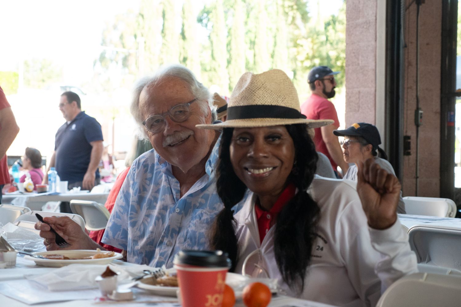 PHOTO: Esteban Lopez | The South Pasadenan News | 4th of July Pancake Breakfast produced by the South Pasadena Kiwanis Club, hosted at the Fire Station by the SPFD.