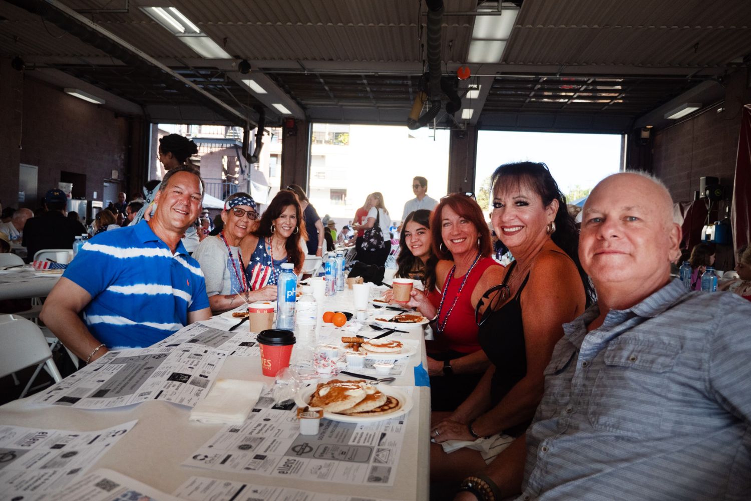 PHOTO: Esteban Lopez | The South Pasadenan News | 4th of July Pancake Breakfast produced by the South Pasadena Kiwanis Club, hosted at the Fire Station by the SPFD.