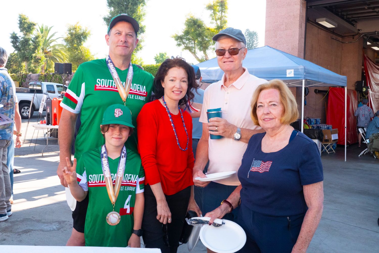 PHOTO: Esteban Lopez | The South Pasadenan News | 4th of July Pancake Breakfast produced by the South Pasadena Kiwanis Club, hosted at the Fire Station by the SPFD.