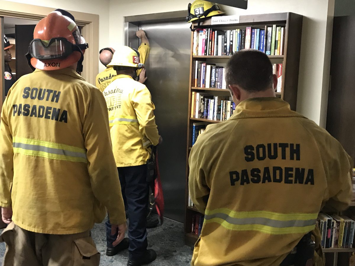 Woman Rescued from Elevator in the South Pasadena Library | The South Pasadenan | South Pasadena News