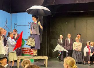 PHOTO: YSTA Live Performance of 'Mary Poppins, Jr. with the ' Chimney Cast at Fremont Center Theatre, South Pasadena August 9, 2025.