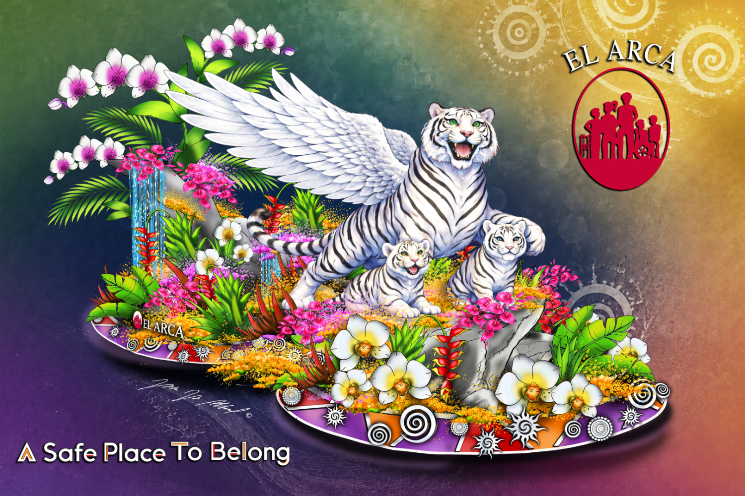 Graphic: Fiesta Productions Inc. | The South Pasadenan | El ARCA - "A Safe Place to Belong"